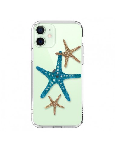 Coque iPhone 12 Mini Etoile de Mer Starfish Transparente - Sylvia Cook