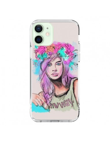 Coque iPhone 12 Mini Femme Mannequin Barbara Palvin - Sara Eshak