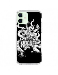 Cover iPhone 12 Mini Greetings from the kraken Polpo...
