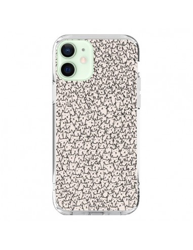 Coque iPhone 12 Mini A lot of cats chat - Santiago Taberna