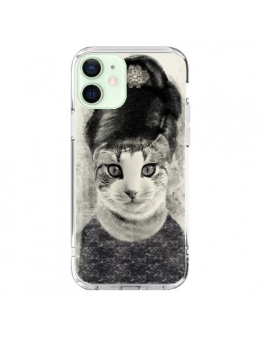 Coque iPhone 12 Mini Audrey Cat Chat - Tipsy Eyes