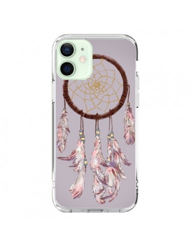 Coque iPhone 12 Mini Attrape-rêves violet - Tipsy Eyes