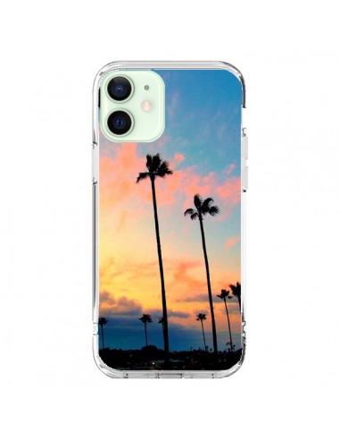 Coque iPhone 12 Mini California Californie USA Palmiers - Tara Yarte