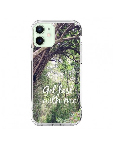 Coque iPhone 12 Mini Get lost with him Paysage Foret Palmiers - Tara Yarte