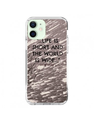 Coque iPhone 12 Mini Life is short Foret - Tara Yarte