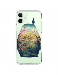 Cover iPhone 12 Mini Totoro Manga Comico Trasparente -...