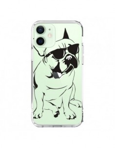 Cover iPhone 12 Mini Bulldog Cane Trasparente - Yohan B.