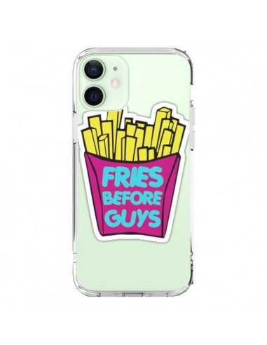 Cover iPhone 12 Mini Fries Before Guys Patatine Fritte Trasparente - Yohan B.
