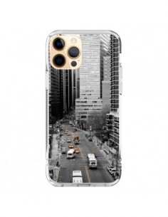 Coque iPhone 12 Pro Max New York Noir et Blanc - Anaëlle...