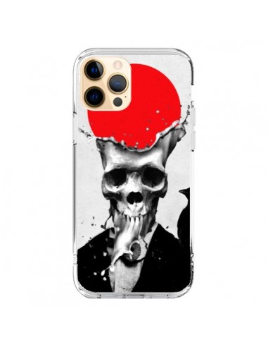 Coque iPhone 12 Pro Max Splash Skull Tête de Mort - Ali Gulec