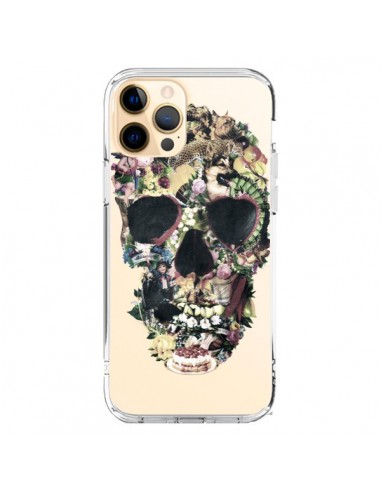Coque iPhone 12 Pro Max Skull Vintage Tête de Mort Transparente - Ali Gulec