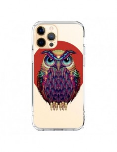 Coque iPhone 12 Pro Max Chouette Hibou Owl Transparente -...