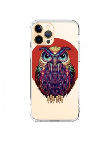 Cover iPhone 12 Pro Max Gufo Hibou Trasparente  - Ali Gulec