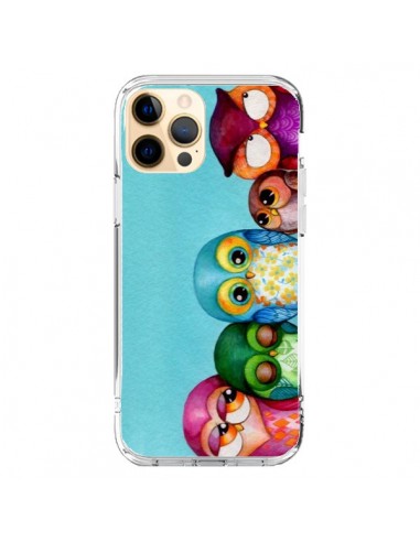 Coque iPhone 12 Pro Max Famille Chouettes - Annya Kai