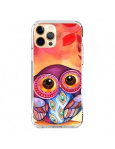 Cover iPhone 12 Pro Max Gufo Foglie Autunno - Annya Kai