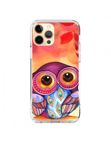 iPhone 12 Pro Max Case Owl Leaves Autumn - Annya Kai