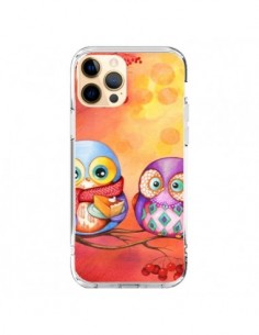 Cover iPhone 12 Pro Max Gufo Albero  - Annya Kai