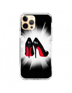 Coque iPhone 12 Pro Max Chaussures Semelles Rouges Red...