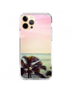 Coque iPhone 12 Pro Max Sunset Palmier Palmtree - Asano...