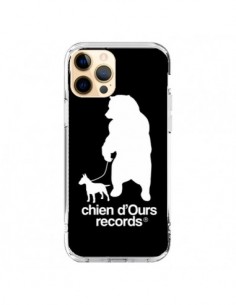 Coque iPhone 12 Pro Max Chien d'Ours Records Musique -...