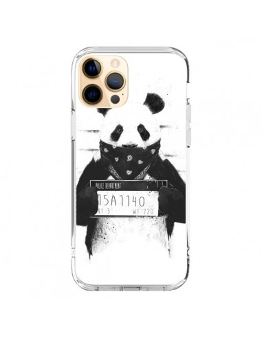 Coque iPhone 12 Pro Max Bad Panda Prison - Balazs Solti