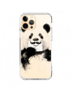 Coque iPhone 12 Pro Max Funny Panda Moustache...