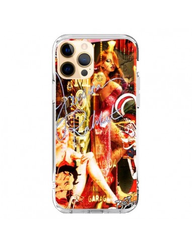 Coque iPhone 12 Pro Max Jessica Rabbit Betty Boop - Brozart