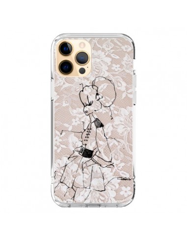 iPhone 12 Pro Max Case Draft Girl Lace Fashion - Cécile