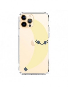 Cover iPhone 12 Pro Max Banana Banane Fruit Trasparente -...