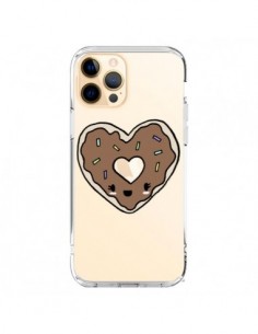 Coque iPhone 12 Pro Max Donuts Heart Coeur Chocolat...