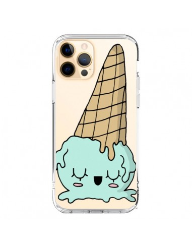 Coque iPhone 12 Pro Max Ice Cream Glace Summer Ete Renverse Transparente - Claudia Ramos