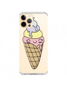 Cover iPhone 12 Pro Max Gelato Estate Profumo Trasparente...
