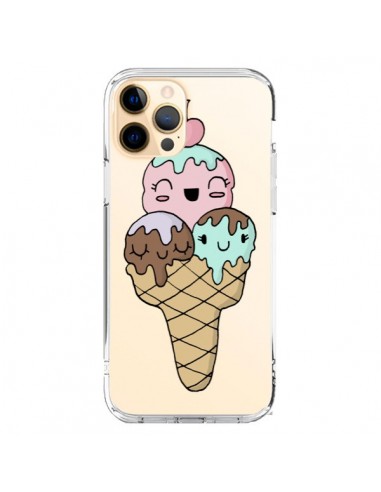 Coque iPhone 12 Pro Max Ice Cream Glace Summer Ete Cerise Transparente - Claudia Ramos