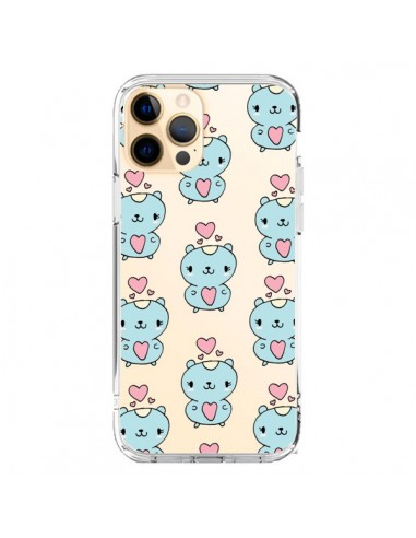 iPhone 12 Pro Max Case Hamster Love Clear - Claudia Ramos