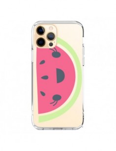 Cover iPhone 12 Pro Max Anguria Frutta Trasparente -...