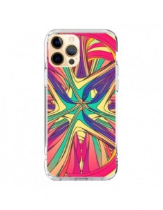 Coque iPhone 12 Pro Max Veins Veines Azteque Vagues -...