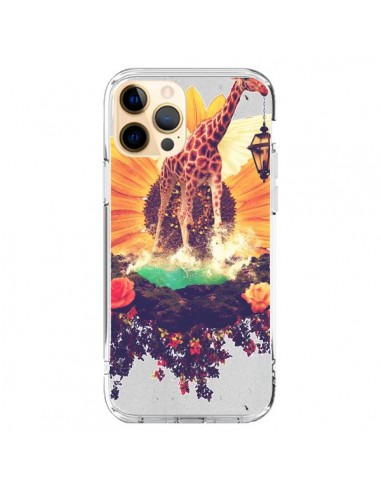 Coque iPhone 12 Pro Max Girafflower Girafe - Eleaxart