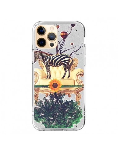 Coque iPhone 12 Pro Max Zebre The World - Eleaxart