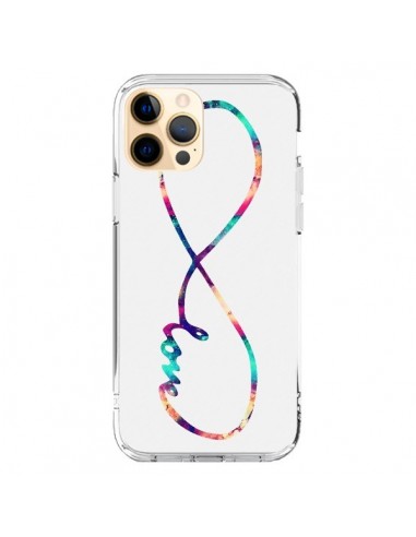 Coque iPhone 12 Pro Max Love Forever Infini Couleur - Eleaxart