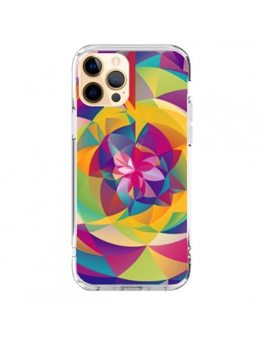Coque iPhone 12 Pro Max Acid Blossom Fleur - Eleaxart