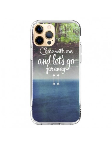 Coque iPhone 12 Pro Max Let's Go Far Away Forest Foret - Eleaxart