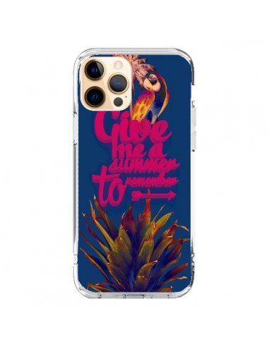 Coque iPhone 12 Pro Max Give me a summer to remember souvenir paysage - Eleaxart