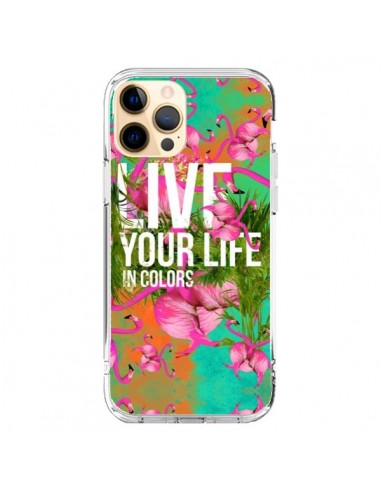 Cover iPhone 12 Pro Max Live your Life Vivi la tua vita - Eleaxart