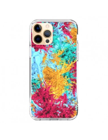 iPhone 12 Pro Max Case Splash Paint - Eleaxart