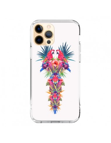 Coque iPhone 12 Pro Max Parrot Kingdom Royaume Perroquet - Eleaxart