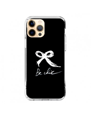 Coque iPhone 12 Pro Max Be Chic Noeud Papillon Blanc -  Léa Clément