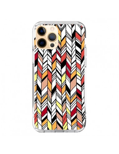 iPhone 12 Pro Max Case Graphic Aztec Red Orange - Léa Clément