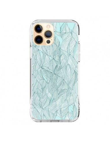 iPhone 12 Pro Max Case Leaves Green Water - Léa Clément