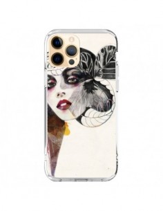 Cover iPhone 12 Pro Max Ragazza Fiori - Felicia Atanasiu