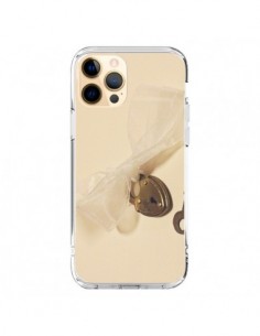 Coque iPhone 12 Pro Max Key to my heart Clef Amour -...